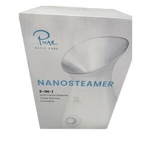 Pure Daily Care NanoSteamer Large 3-in-1 Nano Ionic Facial Steamer with 5 Piece